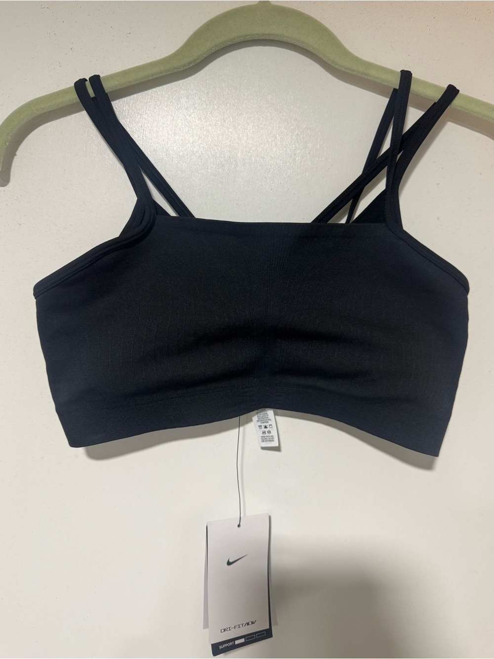 Nike Black Double-Strap Sports Bralette